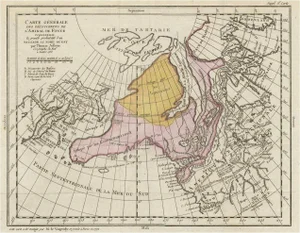 Map of the Northwestern Coast of America and Northeastern Coast of Asia, 1772