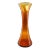Blenko Vintage Mid-Century Modern Orange Swirl Art Glass Vase For Sale