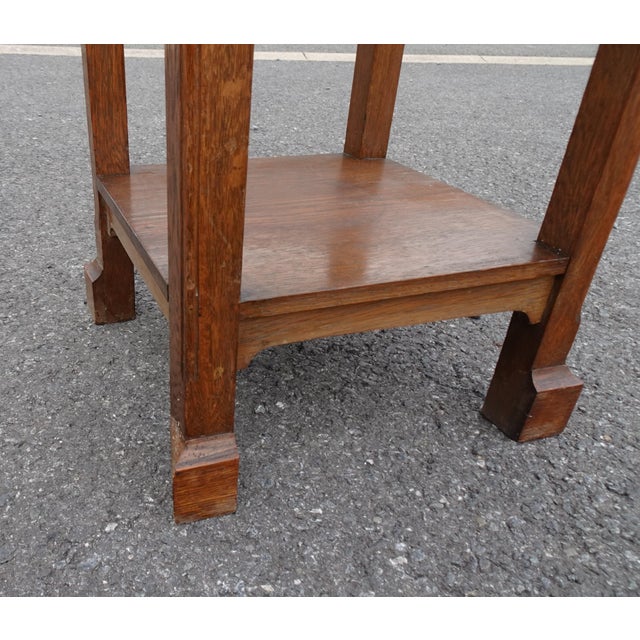 Art Deco Carved Wood Plant Stand, 1930s For Sale - Image 15 of 18