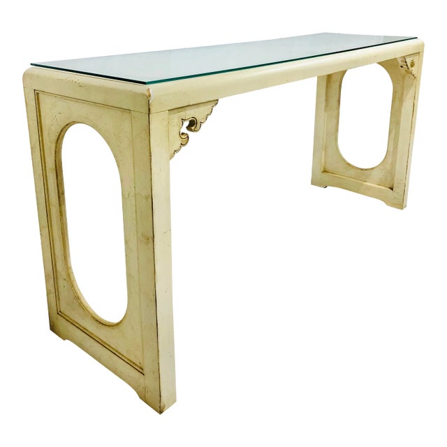 Mid 20th Century Vintage Contemporary Modern Ming Style Console Table For Sale