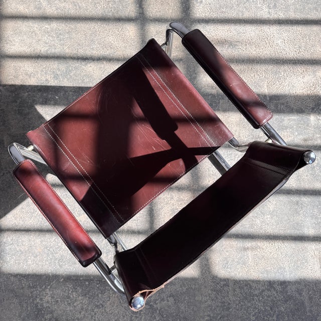 Animal Skin MG5 Leather Chair by Matteo Grassi, 1970 For Sale - Image 7 of 16