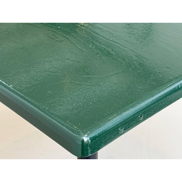 Black Garden Table with Pagholz Top, Switzerland, 1970s For Sale - Image 8 of 18