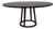 Baker 60" Oak Pedestal Dining Table For Sale