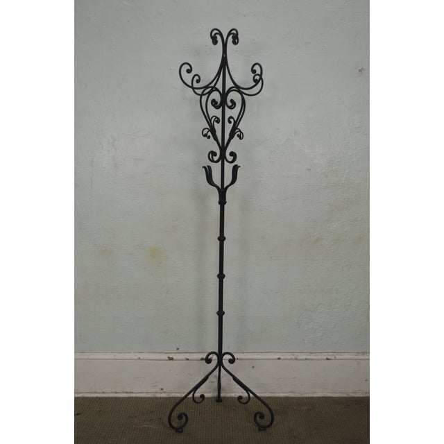 Custom Iron Victorian Style Coat Rack Hall Tree Chairish
