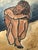 Ben-Zion Weinman, American Modernist Oil Painting Nude Male on Beach WPA Artist Group of 10 For Sale - Image 4 of 5