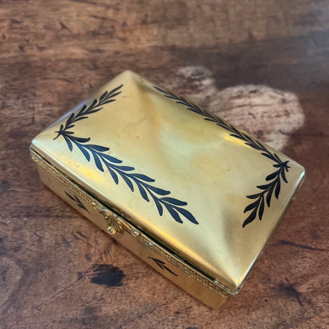 Antique Limoges French Porcelain Gilded Box