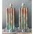 Vintage Faux Bamboo Lamps on Lucite Plinth - A Pair For Sale - Image 9 of 12
