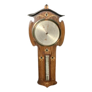 Arts and Crafts Aneroid Barometer, 1895 For Sale