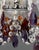 Transparent Murano Amethyst Glass Five-Branch Chandelier For Sale - Image 8 of 11