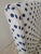 Linen Vintage Art Deco Accent Chair in Linen Polka Dot Upholstery For Sale - Image 8 of 13