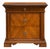 Handcrafted Italian Walnut Veneer Nightstand For Sale