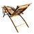 Early 20th Century Restored Aesthetic Movement Tiger Bamboo Garden/Patio Fold Lounge Recliner, Pair For Sale - Image 9 of 10