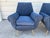 1950s 1950s Pair of Italian Modern Gio Ponti Inspired Lounge Chairs For Sale - Image 5 of 14
