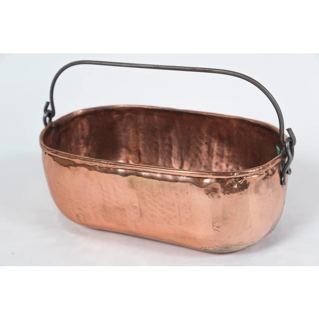 Antique Copper Oval Bucket, Circa 1910 For Sale - Image 11 of 11