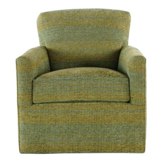 Vintage Hancock & Moore Upholstered Armchair For Sale