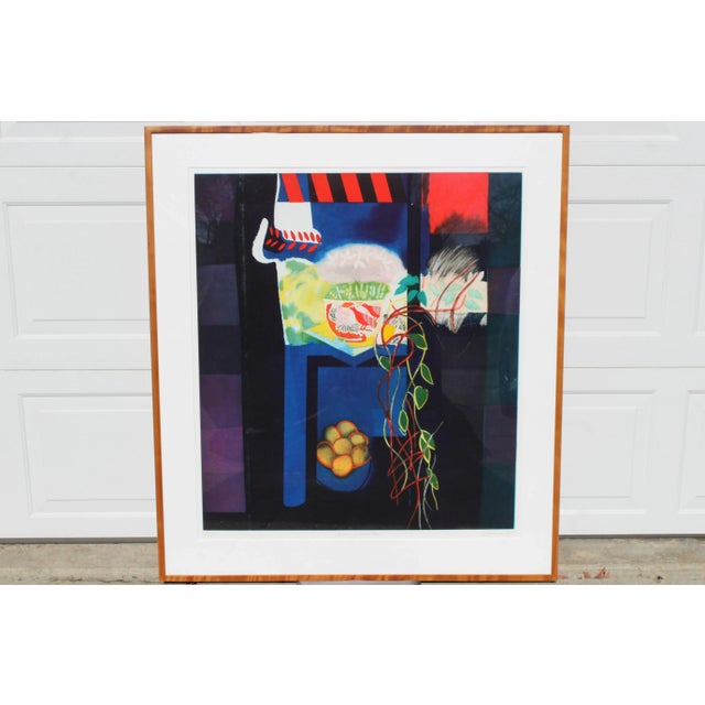 Abstract Expressionism Walter Bachinski Cyclamen on Model Stand Signed Aquatint Etching For Sale - Image 3 of 12