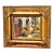 Guido Borelli Signed Oil Painting Italian Mediterranean Courtyard Ornate Frame For Sale