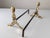 Brutalist Sculptural Bronze Andirons, 1970s, Set of 2, in Very Good conditions. Designed 1970 to 1979