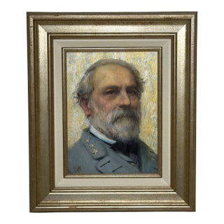Oil Portrait General-in-Chief Robert E. Lee, Commander of the Armies of the Confederate States For Sale