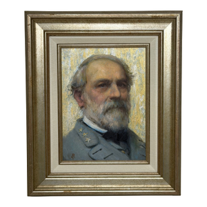 Oil Portrait General-in-Chief Robert E. Lee, Commander of the Armies of the Confederate States