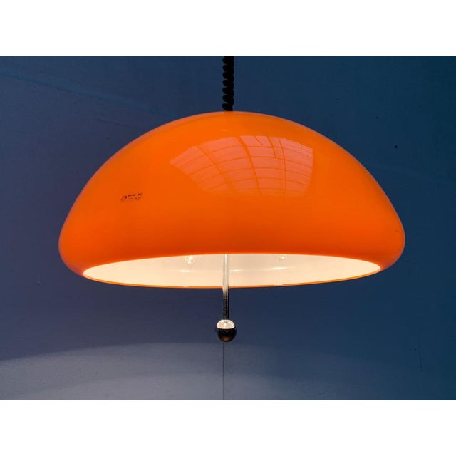 Space Age Cabras Pendant Lamp by Luigi Massoni for Guzzini, 1960s For Sale - Image 3 of 18
