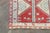 Tribal Vintage Medallion Brick Red Blue Cream Hand-Knotted Long Runner - 3’6” X 14’8” For Sale - Image 3 of 10
