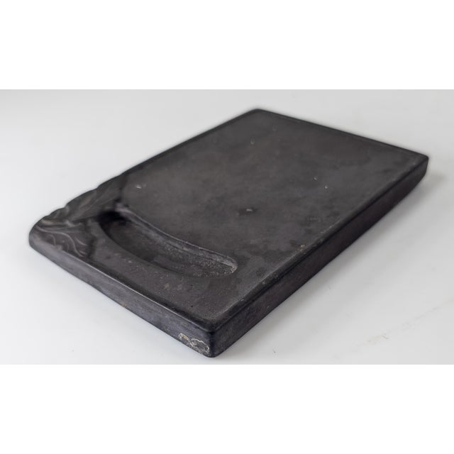 19th Century or Earlier Chinese Duan Inkstone With Zitan Box For Sale - Image 4 of 17