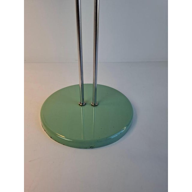 Mid-Century Modern Mid-Century Modern Table Lamp in Green Metal and Chrome by Josef Hůrka for Lidokov, 1970s For Sale - Image 3 of 18