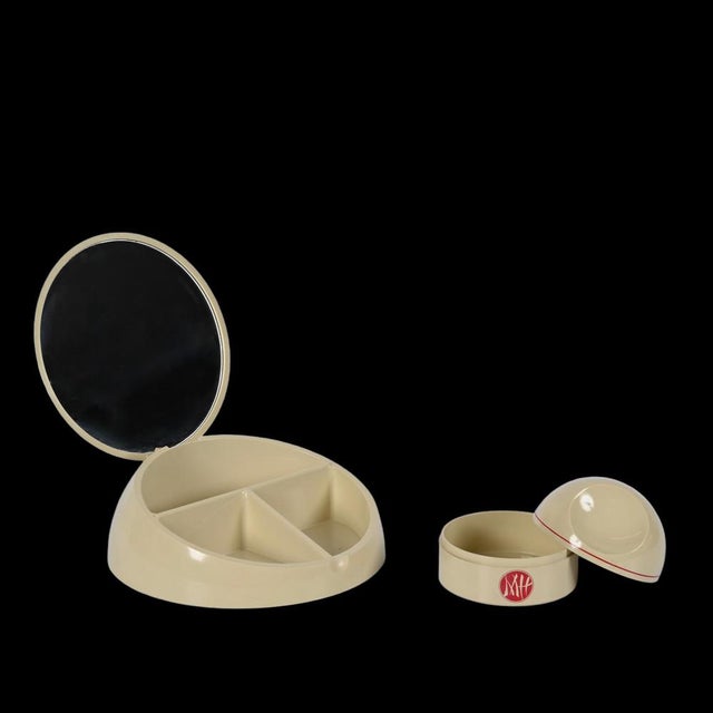 Italian Make-Up & Storage Boxes by Makio Hasuike for Gedy, 1970s, Set of 2 For Sale - Image 12 of 18