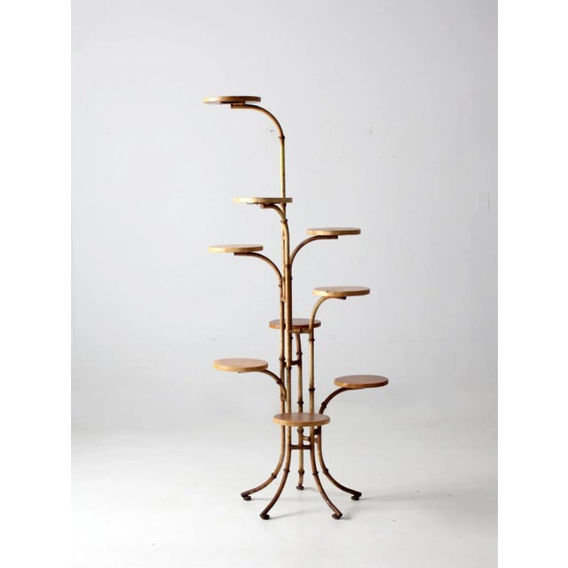 Vintage Tiered Plant Stand For Sale - Image 12 of 12