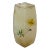 French Art Nouveau Enamel Glass Vase For Sale