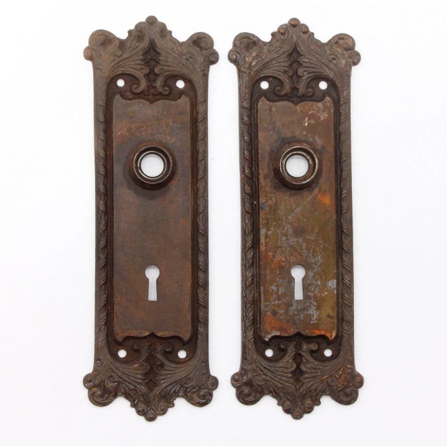 1910s 1990s Lockwood Renaissance Cast Iron Passage Orleans Door Set For Sale - Image 5 of 8