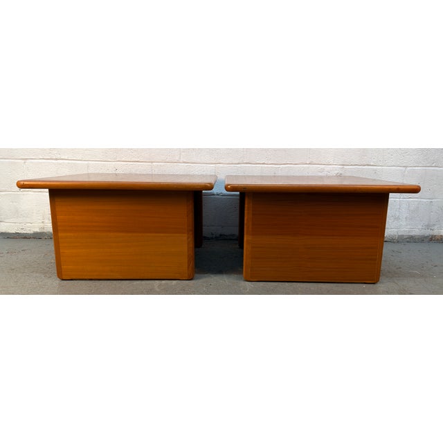 Vildbjerg Møbelfabrik Vintage Danish Teak End Tables by Vildbjerg Møbelfabrik For Sale - Image 4 of 14