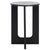 Wood Ashanka End Table in Black For Sale - Image 7 of 8