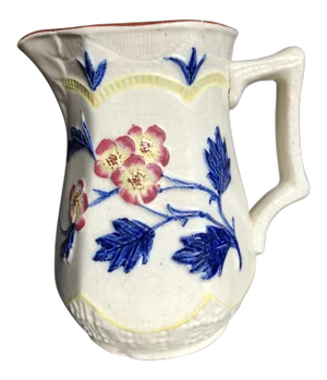 Antique English Majolica Pitcher