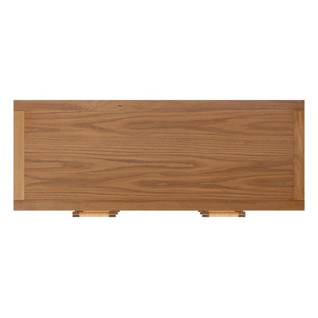 Wood Mesa 44 in. W Cane and Wood 6 Drawer Dresser, Natural & Cane For Sale - Image 7 of 8