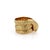 Metal Mid 20th Century Diamond Coiled Snake Ring 18K Yellow Gold Size 6.5 For Sale - Image 7 of 8