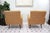 Amazing Mid Century Modern chair set. Newly upholstered in Harvest chenille. Which is this warm, earthy tone of yellow....