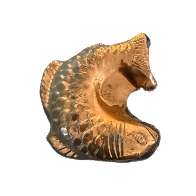 Vintage Copper Fish Mold For Sale - Image 4 of 7