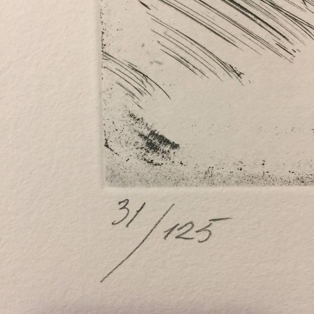 Giacomo Manzú, Artist and Model Edition of 125, 1970, Etching For Sale - Image 4 of 6