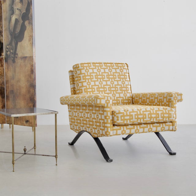 Beige Vintage Lounge Chair by Ico Parisi for Cassina, 1960 For Sale - Image 8 of 8