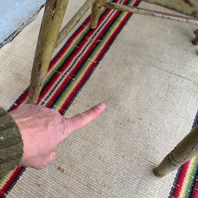 Green A Nice Set of Rustic Pennsylvania Paint Decorated Arrow-Back Kitchen Windsor Chairs, Circa 1830’s For Sale - Image 8 of 12