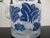 Early 20th Century Qing Dynasty Blue and White Chinese Porcelain Lotus Flower & Butterfly Brass Handle Teapot For Sale - Image 5 of 11