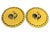 2000 - 2009 Vintage French Country Yellow Ceramic Rooster Placemats / Trivets - a Pair For Sale - Image 5 of 12