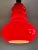 Red Vintage Red Glass Pendant Lamp from Peill & Putzler, 1970s For Sale - Image 8 of 9