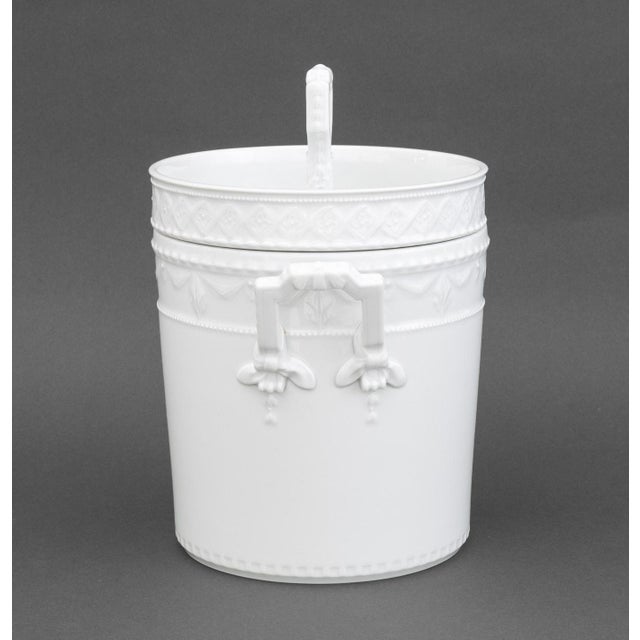 Neoclassical KPM "Kurland" White Porcelain Ice Buckets, 3 For Sale - Image 3 of 10