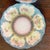 Prussia Plate and Bowl Set Hand Painted Vibrant Blue Border With Gold Accents For Sale - Image 14 of 16