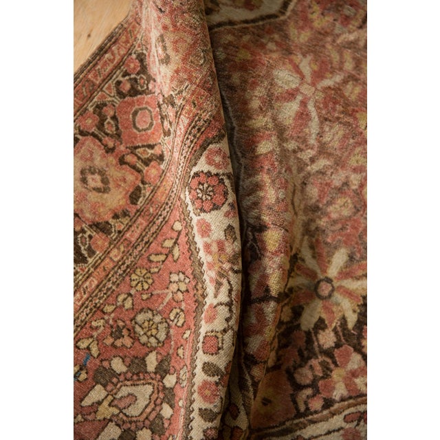 Antique Distressed Farahan Sarouk Rug - 3'4" x 4'11" For Sale - Image 9 of 11