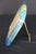 Sky Blue Twisted Photo Frame in Murano Glass and Brass from Barovier E Toso For Sale - Image 10 of 18