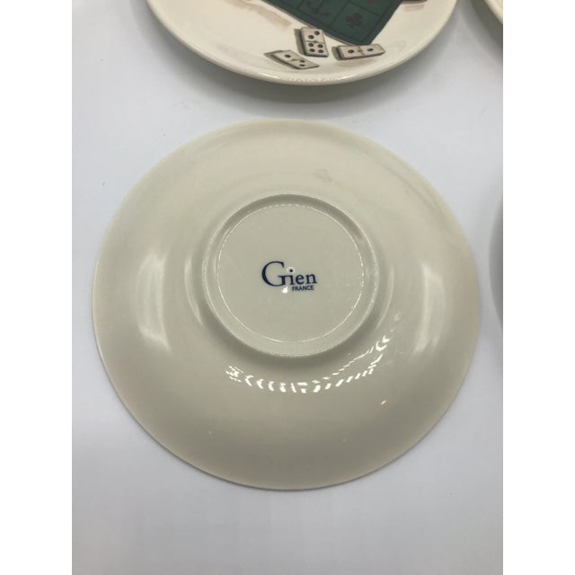 French Jeux Games Plates, Set of 4 For Sale In Austin - Image 6 of 8